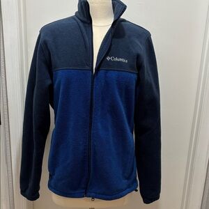 Columbia Dark Blue and Navy Fleece Jacket